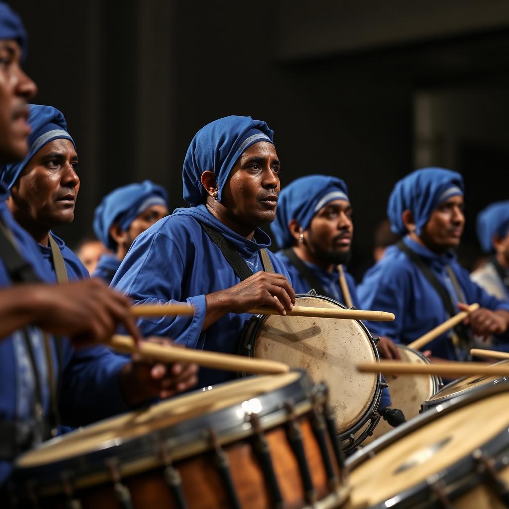 Marujada de Guerra em ensaio